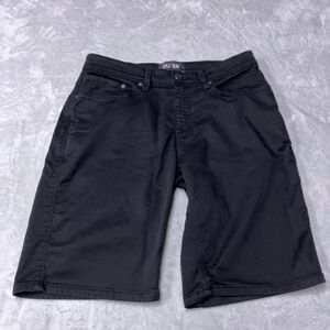 DUER No Sweat Shorts N2X Relaxed Taper 11" Comfort Stretch Chino Black Mens 34